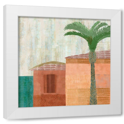 Vivenda Miranda  White Modern Wood Framed Art Print by Kouta, Flora