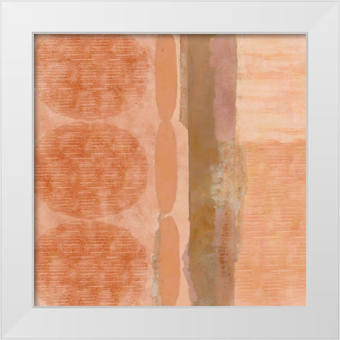 Okavango Sunset I White Modern Wood Framed Art Print by Kouta, Flora