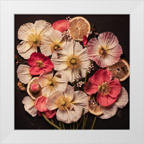 Sweet and Sour White Modern Wood Framed Art Print by Maclean, Leah