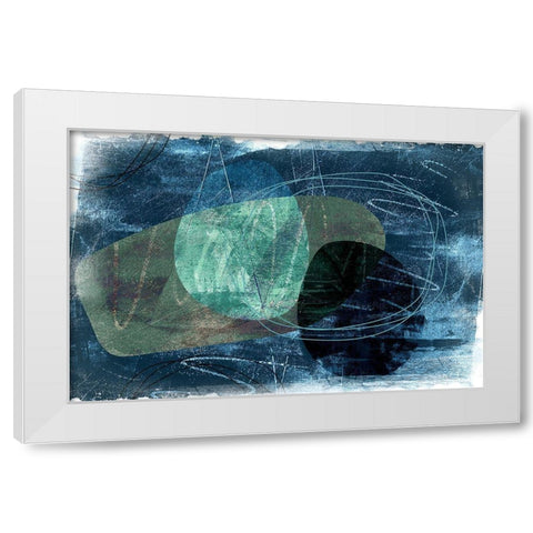 Oracle White Modern Wood Framed Art Print by Naskrent, Delores