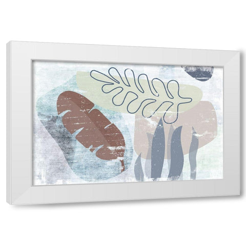 Ambrosial White Modern Wood Framed Art Print by Naskrent, Delores