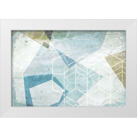 Coping White Modern Wood Framed Art Print by Naskrent, Delores