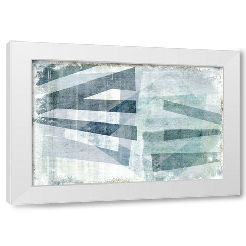 Sill Plate White Modern Wood Framed Art Print by Naskrent, Delores