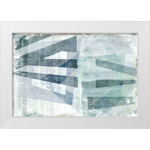 Sill Plate White Modern Wood Framed Art Print by Naskrent, Delores