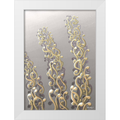 Spacious Rhapsody I White Modern Wood Framed Art Print by Wang, John