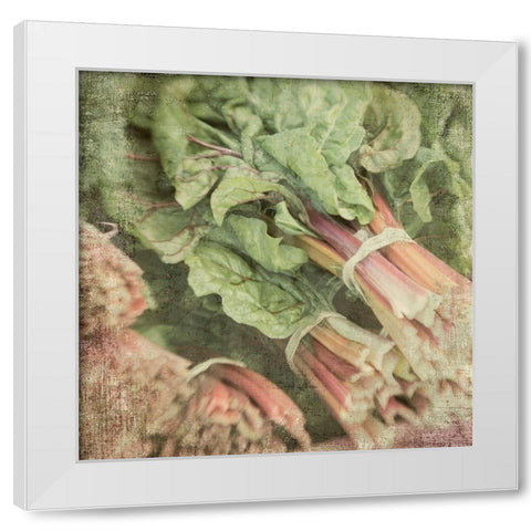 Market White Modern Wood Framed Art Print by Stalus, Judy