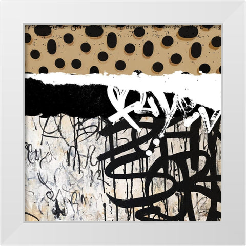 Converse II White Modern Wood Framed Art Print by Smith, Karen