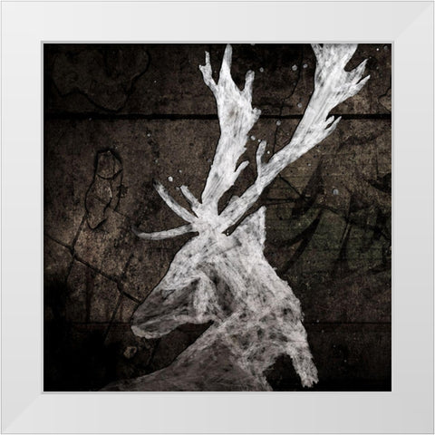 Wild One I White Modern Wood Framed Art Print by Smith, Karen