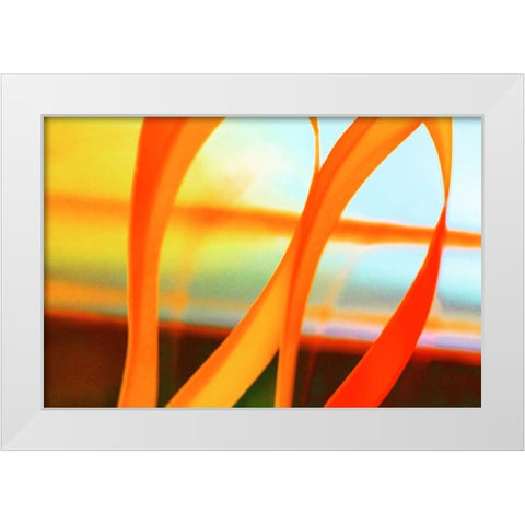 Sun Sky III White Modern Wood Framed Art Print by Surma And Guillen