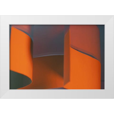 California Swirl III White Modern Wood Framed Art Print by Surma And Guillen