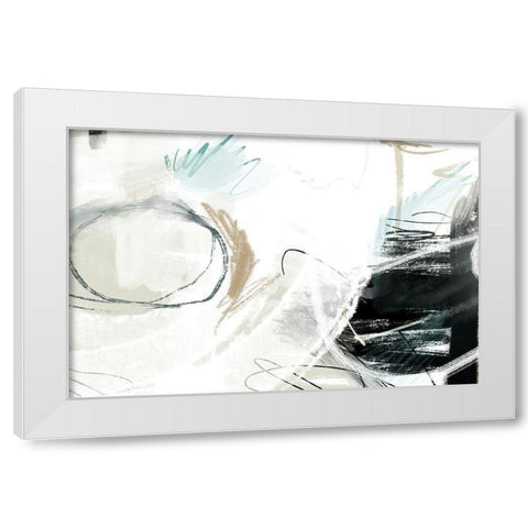 Alcazar White Modern Wood Framed Art Print by Naskrent, Delores