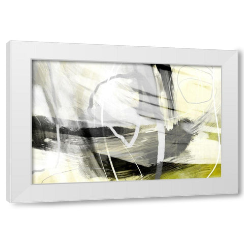 Shout it Out White Modern Wood Framed Art Print by Naskrent, Delores