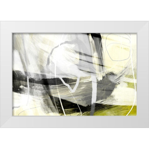 Shout it Out White Modern Wood Framed Art Print by Naskrent, Delores