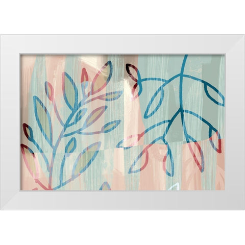 Rhoda White Modern Wood Framed Art Print by Naskrent, Delores