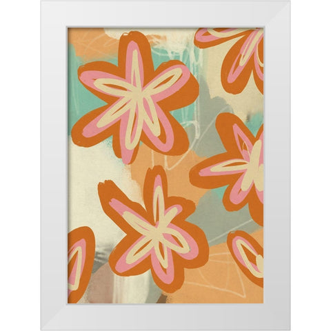 Summer of 68 White Modern Wood Framed Art Print by Haase, Andrea