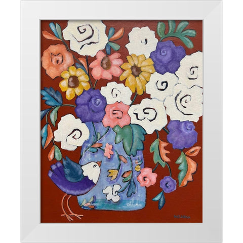 Brightly White Modern Wood Framed Art Print by Wojahn, Holly