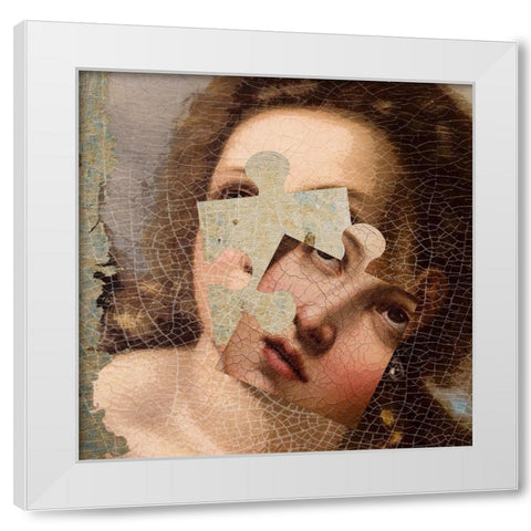 Mastermispiece White Modern Wood Framed Art Print by Smith, Karen