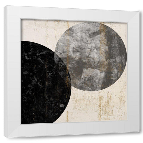 Crisscross I White Modern Wood Framed Art Print by Smith, Karen