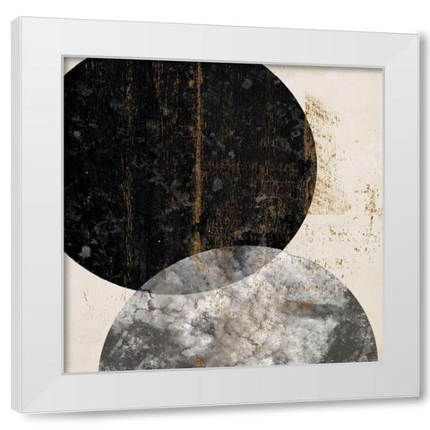 Crisscross II White Modern Wood Framed Art Print by Smith, Karen