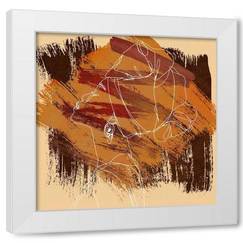 Grace I White Modern Wood Framed Art Print by Smith, Karen