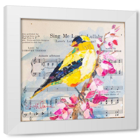 Sing me Loves Lullaby White Modern Wood Framed Art Print by St Hilaire, Elizabeth