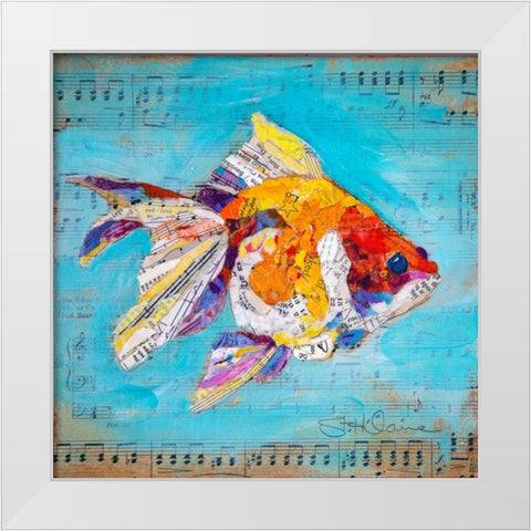 Door Prize White Modern Wood Framed Art Print by St Hilaire, Elizabeth