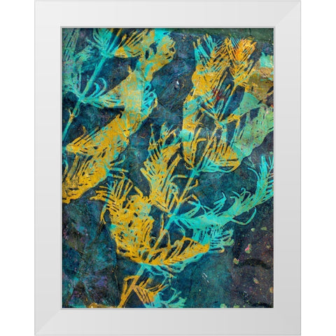 Evergreen White Modern Wood Framed Art Print by St Hilaire, Elizabeth