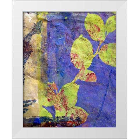 Lavender White Modern Wood Framed Art Print by St Hilaire, Elizabeth