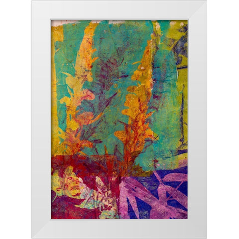 Wander White Modern Wood Framed Art Print by St Hilaire, Elizabeth