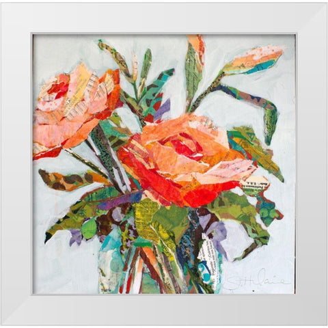 Hacienda Dream White Modern Wood Framed Art Print by St Hilaire, Elizabeth