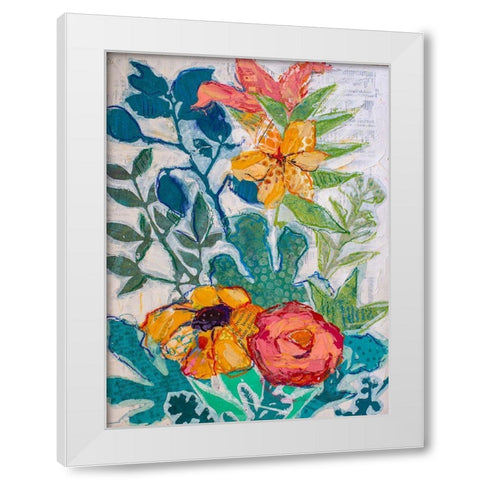 My Mothers Garden A White Modern Wood Framed Art Print by St Hilaire, Elizabeth