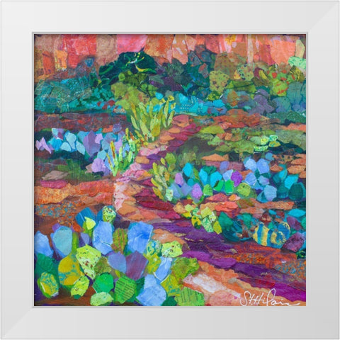 Mystic Trail White Modern Wood Framed Art Print by St Hilaire, Elizabeth