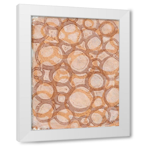 Chair Caning  White Modern Wood Framed Art Print by St Hilaire, Elizabeth