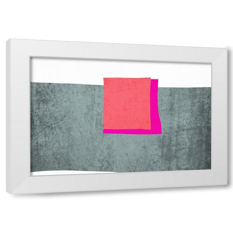 Art Shape Colors design XXII White Modern Wood Framed Art Print by Orlov, Irena