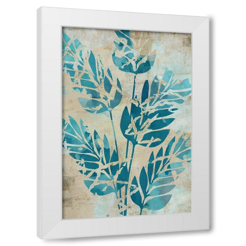 Moonlit Palms I White Modern Wood Framed Art Print by Kouta, Flora