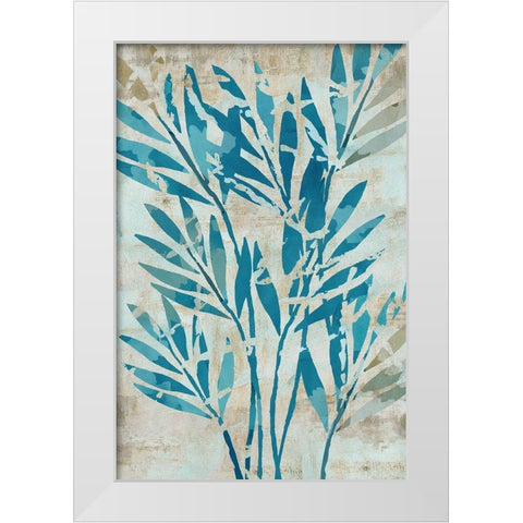 Moonlit Palms II White Modern Wood Framed Art Print by Kouta, Flora