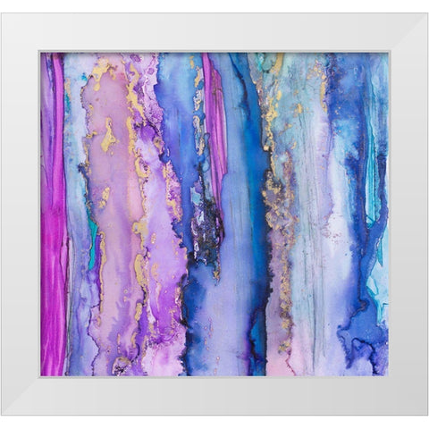 Abstract Ink Fantasy IV White Modern Wood Framed Art Print by Haase, Andrea