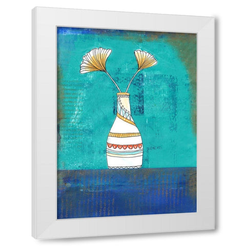 Flowergreetings White Modern Wood Framed Art Print by Haase, Andrea