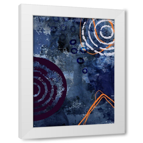 Nightscape Rush White Modern Wood Framed Art Print by Haase, Andrea