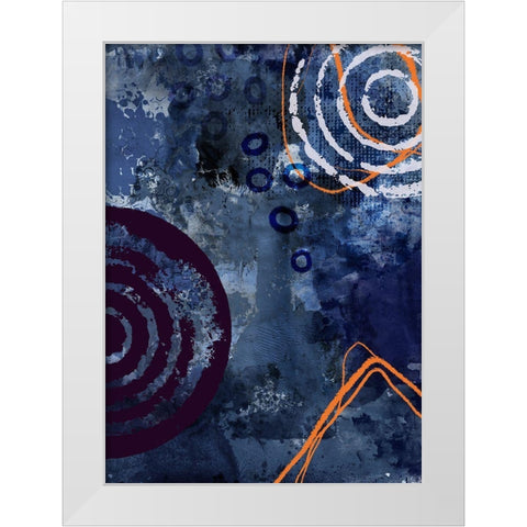 Nightscape Rush White Modern Wood Framed Art Print by Haase, Andrea