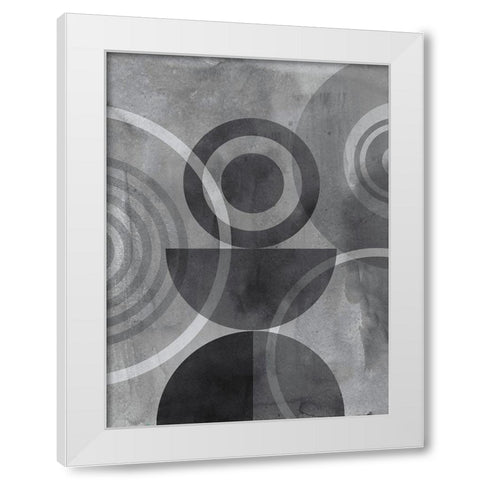 Circulation I White Modern Wood Framed Art Print by Haase, Andrea