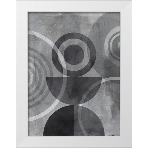 Circulation I White Modern Wood Framed Art Print by Haase, Andrea