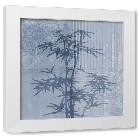 Grunge Floral Chic II White Modern Wood Framed Art Print by Haase, Andrea