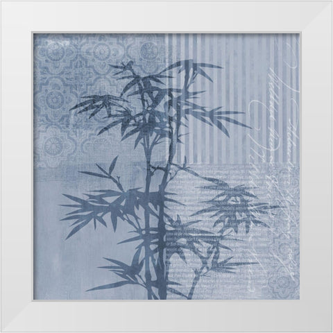 Grunge Floral Chic II White Modern Wood Framed Art Print by Haase, Andrea