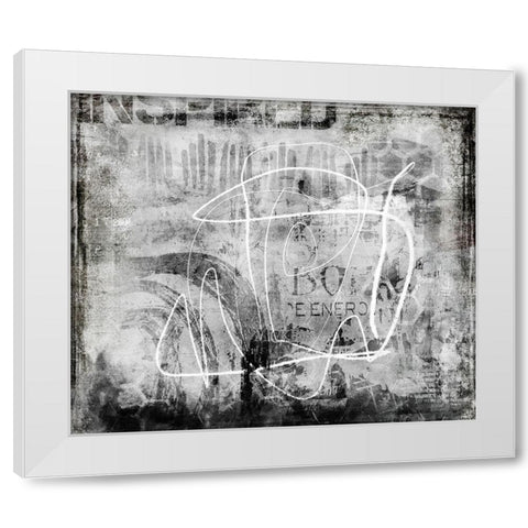 Draw Out of the Dark White Modern Wood Framed Art Print by Haase, Andrea