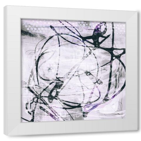 Certain Coolness White Modern Wood Framed Art Print by Haase, Andrea