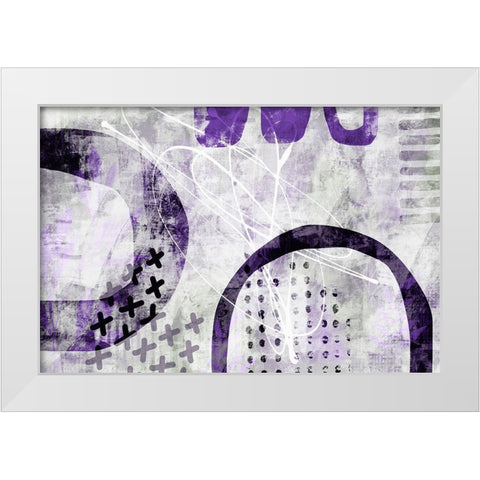 Secret Escape II White Modern Wood Framed Art Print by Haase, Andrea