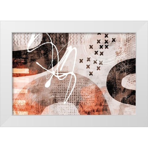 Stumbling Across I White Modern Wood Framed Art Print by Haase, Andrea