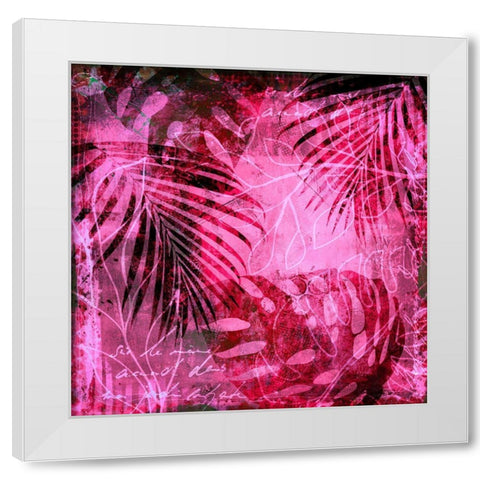 Hot Summer Jungle I White Modern Wood Framed Art Print by Haase, Andrea
