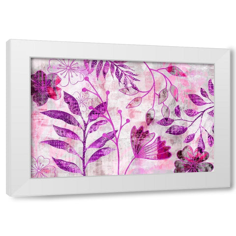 Fantasy Park II White Modern Wood Framed Art Print by Haase, Andrea